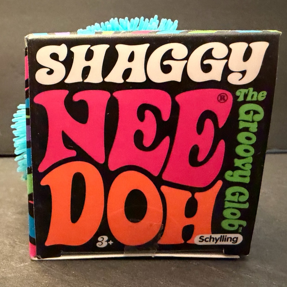 Shaggy NeeDoh The Groovy Glob Plush Toy - Blue